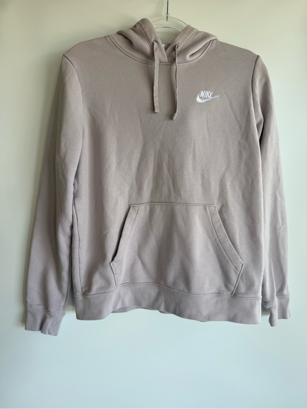 Nike Hoodie Size M Pale Mauve Pink